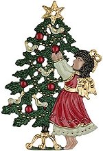 Angel Decorating Tree